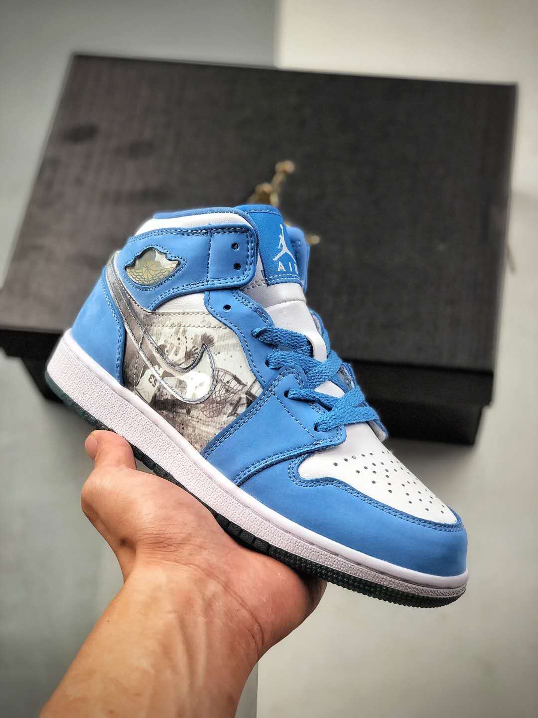 Air Jordan 1 Retro Alpha 'White University Blue' 316269-142